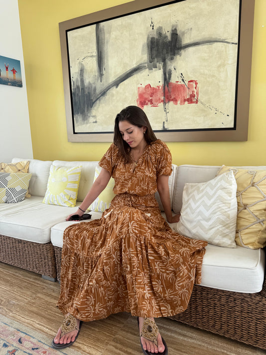 Vestido Menorca Palmeras