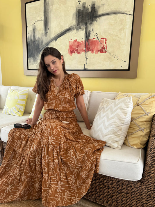 Vestido Menorca Palmeras