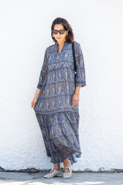Vestido Gaia azul