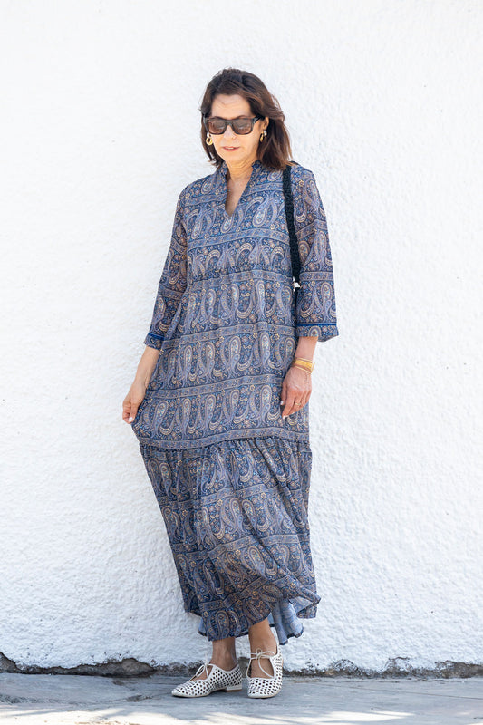 Vestido Gaia azul