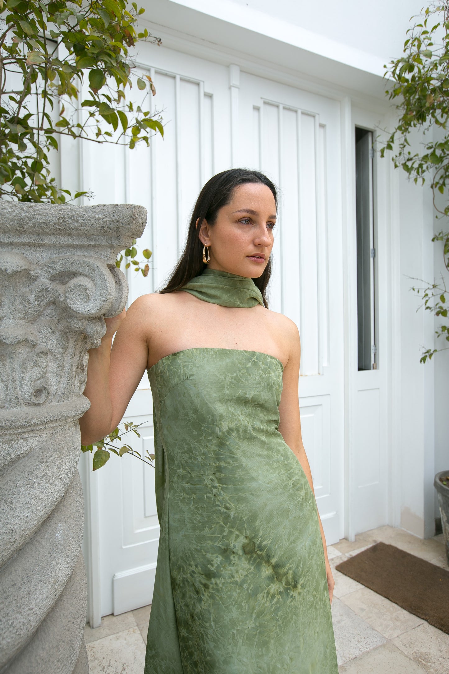 Vestido Simona - print Green