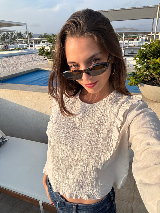 Blusa Zoé beige