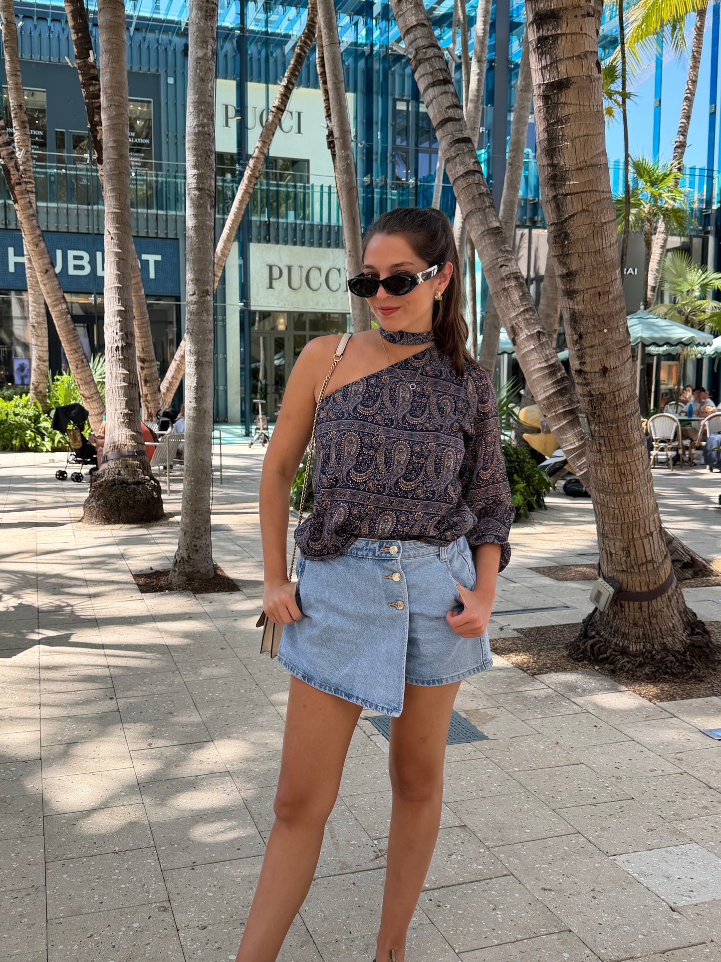 Blusa Gaia azul