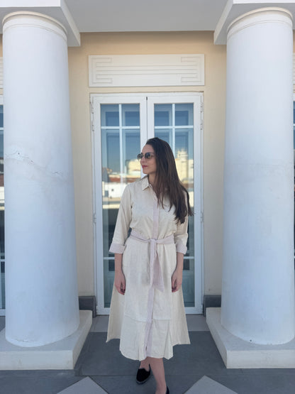 Camisero de Lino Beige