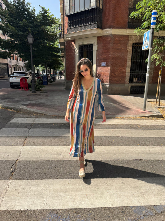 Vestido a rayas