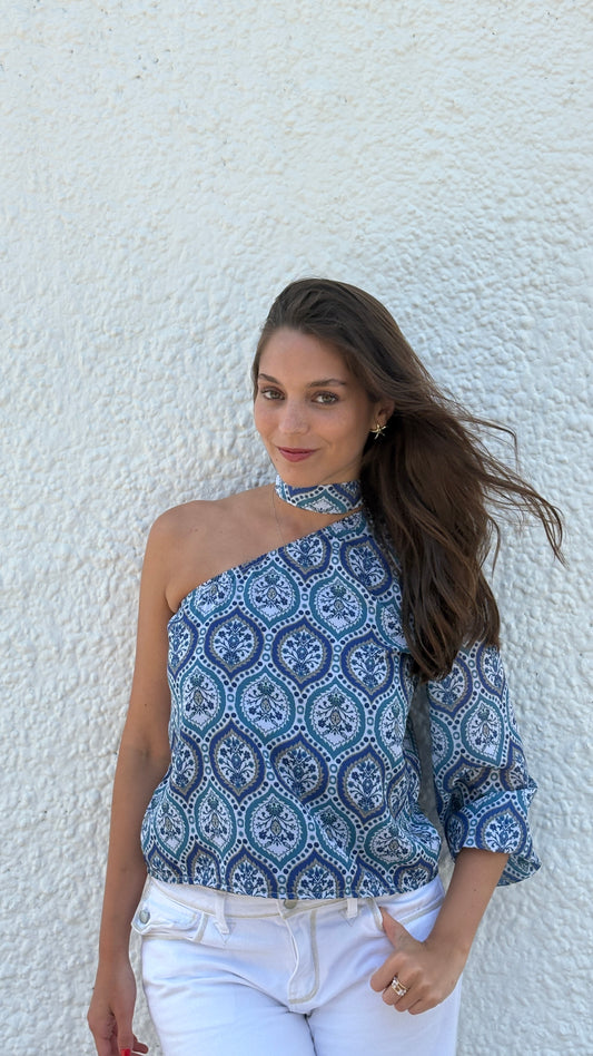 Blusa Gaia Turquesa