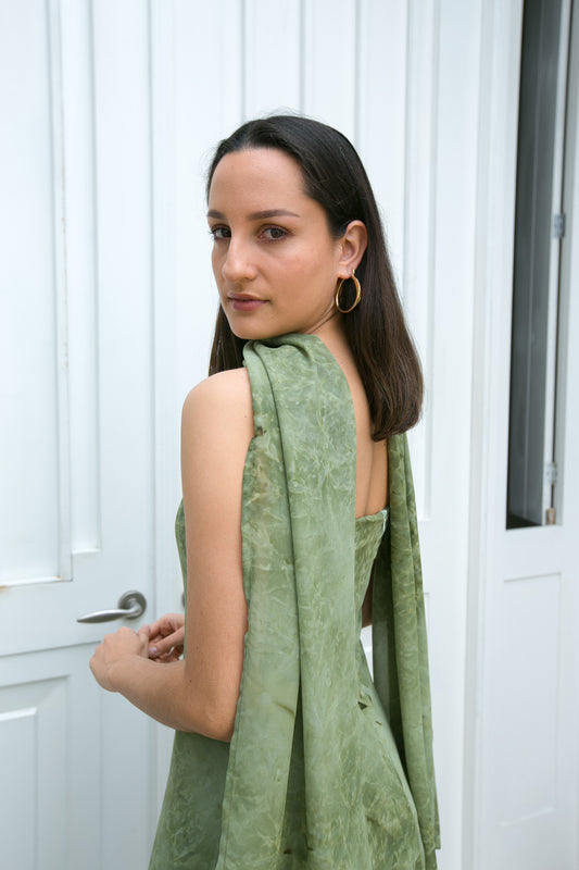 Vestido Simona - print Green